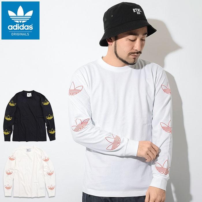 adidas Originals アディダス Tシャツ 長袖 メンズ トレフォイル