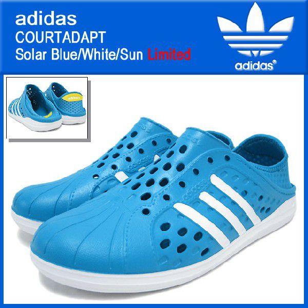  アディダス コートアダプト サンダル 26.5 adidas Originals アディダス コートアダプト Solar Blue/White/Sun