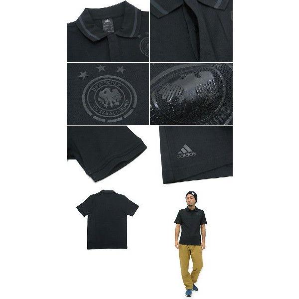 アディダス adidas ドイツ ブラック ポロシャツ 半袖(adidas Germany Black S/S Polo サッカー ドイツ代表 ポロ メンズ F40891)｜icefield｜03