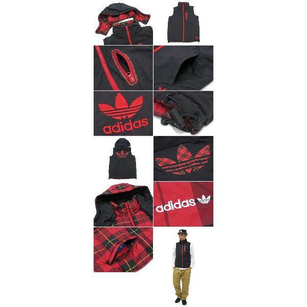 adidas Originals アディダス パテッド リバーシブル ベスト ブラック