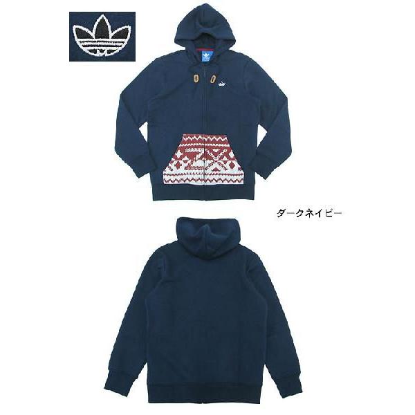 adidas Originals アディダス PB フルジップフード ダークネイビー