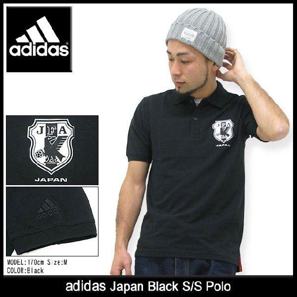 新品タグ付 アディダスJFA サッカー 半袖ポロシャツ 黒 Mサイズ adidas Originals アディダス ジャパン ブラック ポロシャツ 半袖