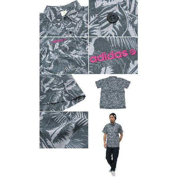 adidas Originals アディダス ST LV アロハ シャツ 半袖 ブラック 限定