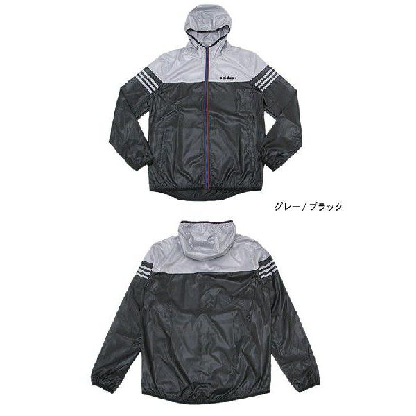 adidas フード付きグレージャケット サイズSです adidas - アディダス ナイロンジャケット ウィンドブレーカー 中綿入り
