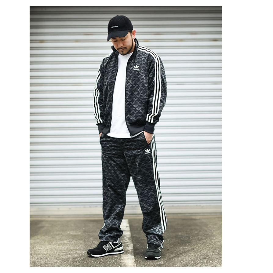 アディダス ジャージー ジャケット adidas メンズ ファイアーバード モノグラム トラック トップ ジャージ オリジナルス(Firebird Monogram JKT IS2925 IS0218)｜icefield｜05