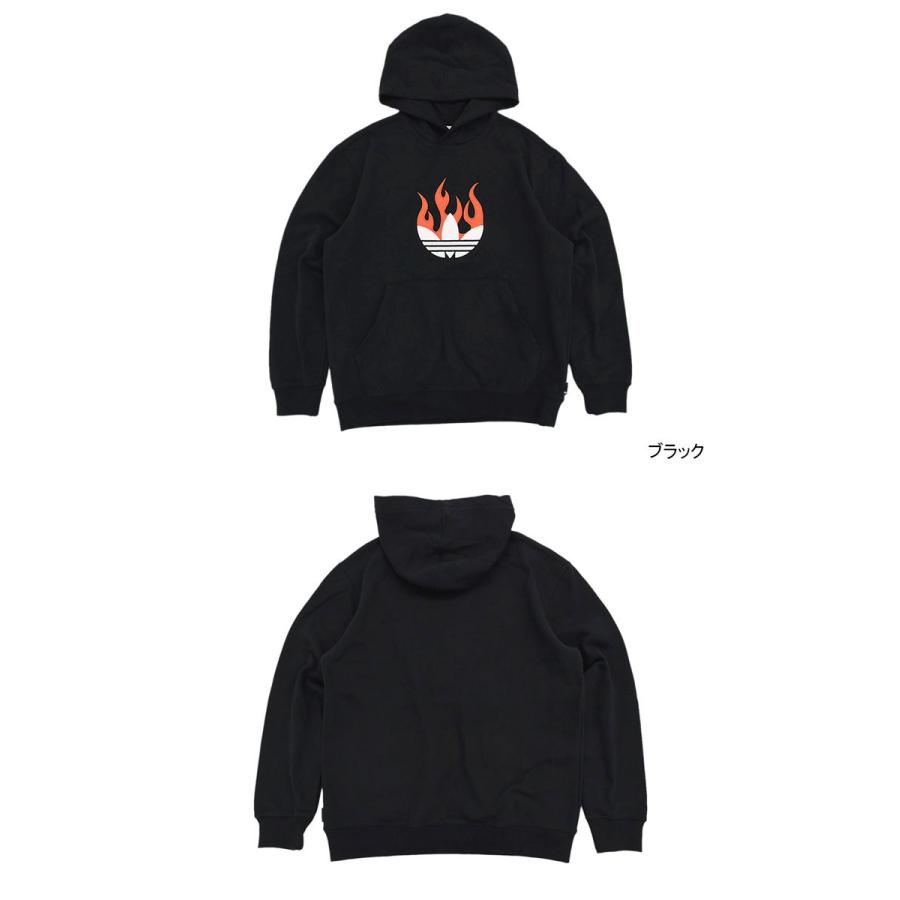 アディダス パーカー プルオーバー adidas メンズ フレイムス ロゴ オリジナルス ( Flames Logo Pullover Hoodie Originals スウェット トップス IS0208 )｜icefield｜05