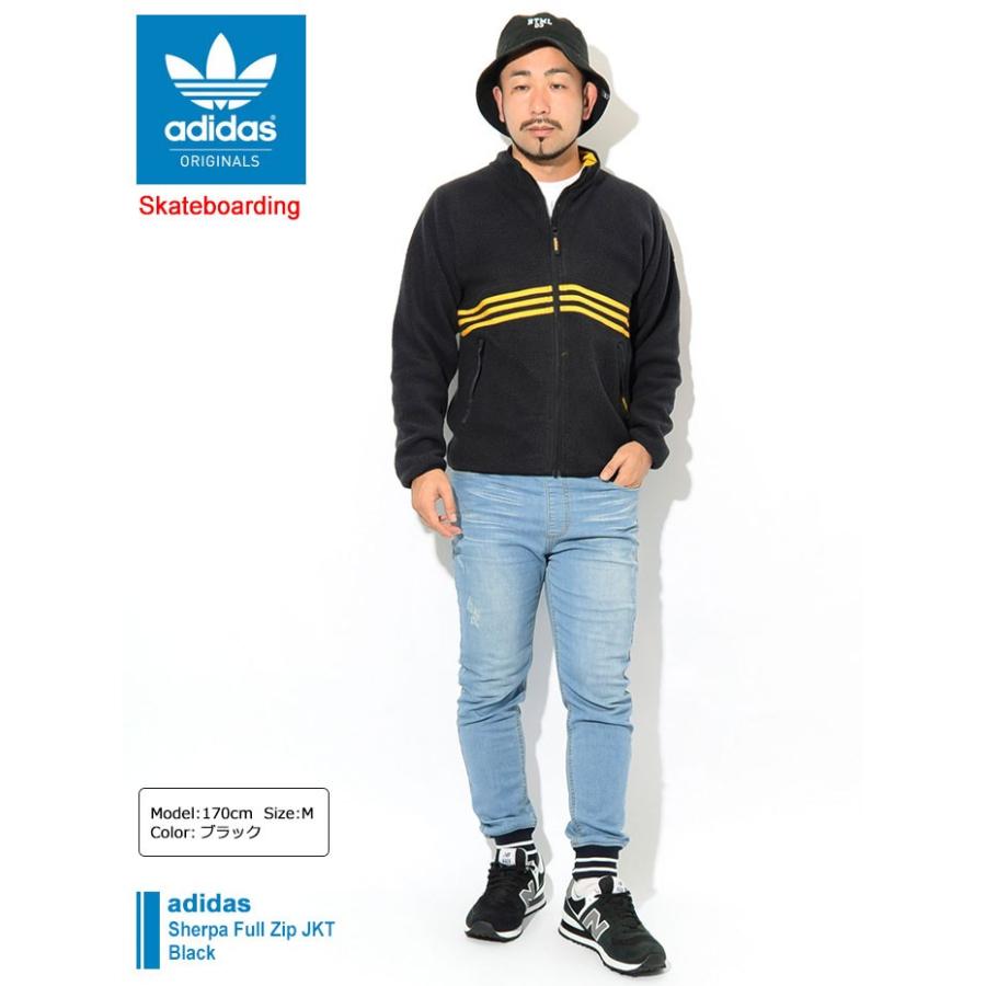 アディダス ジャケット Adidas メンズ シェルパ フル ジップ ブラック オリジナルス Sherpa Full Zip Jkt Black Skateboarding Fm7301 Ice Field 通販 Paypayモール