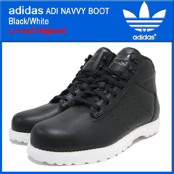 adidas Originals アディダス アディ ナヴィ ブーツ Black/White 限定