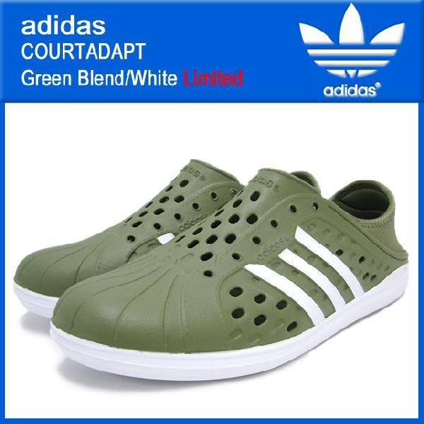 adidas Originals アディダス コートアダプト Green Blend/White 限定