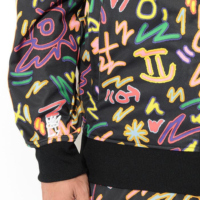 アディダス トラックジャケット 総柄 ジャージ クリスアンドリュー