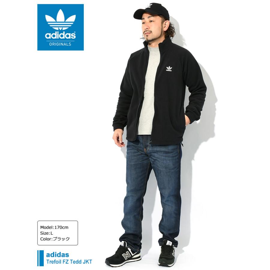 アディダス ジャケット adidas メンズ トレフォイル FZ テディ オリジナルス ( Trefoil FZ Tedd JKT Originals フリースジャケット アウター HK7295 )｜icefield｜03