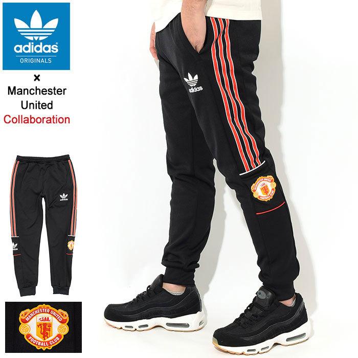 アディダス ジャージー パンツ adidas メンズ マンチェスター ユナイテッド トラックパンツ コラボ オリジナルス (Manchester United HP0453)｜icefield