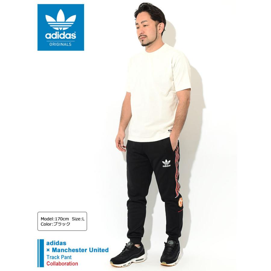 アディダス ジャージー パンツ adidas メンズ マンチェスター ユナイテッド トラックパンツ コラボ オリジナルス (Manchester United HP0453)｜icefield｜02