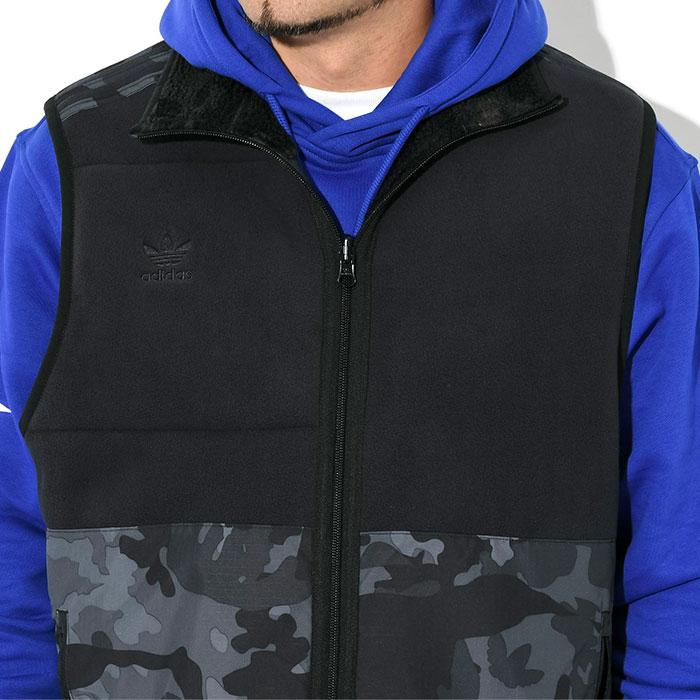 アディダス ジャケット adidas メンズ カモ フリース リバーシブル ベスト オリジナルス ( Camo Fleece Reversible  Vest Originals ビッグシルエット II8157 )