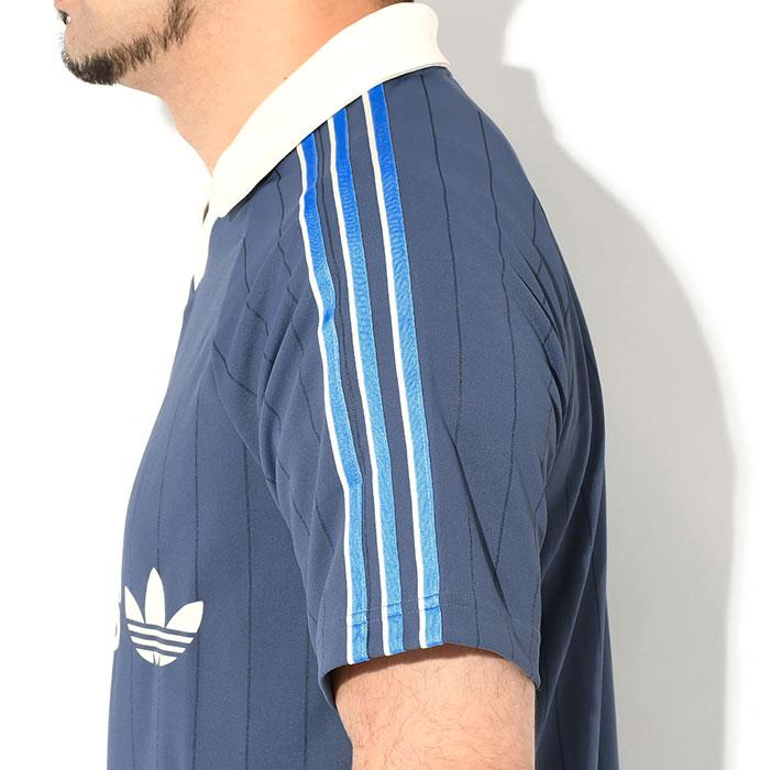 アディダス シャツ 半袖 adidas メンズ ストライプ ジャージ オリジナルス ( Stripe Jersey S/S Shirt Originals サッカーシャツ トップス IU0199 )｜icefield｜06