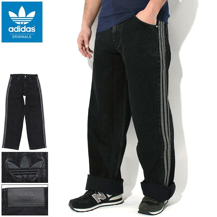 adidas Originals アディダス パンツ メンズ ブラック デニム FB adidas Originals アディダス パンツ メンズ ブラック デニム FB