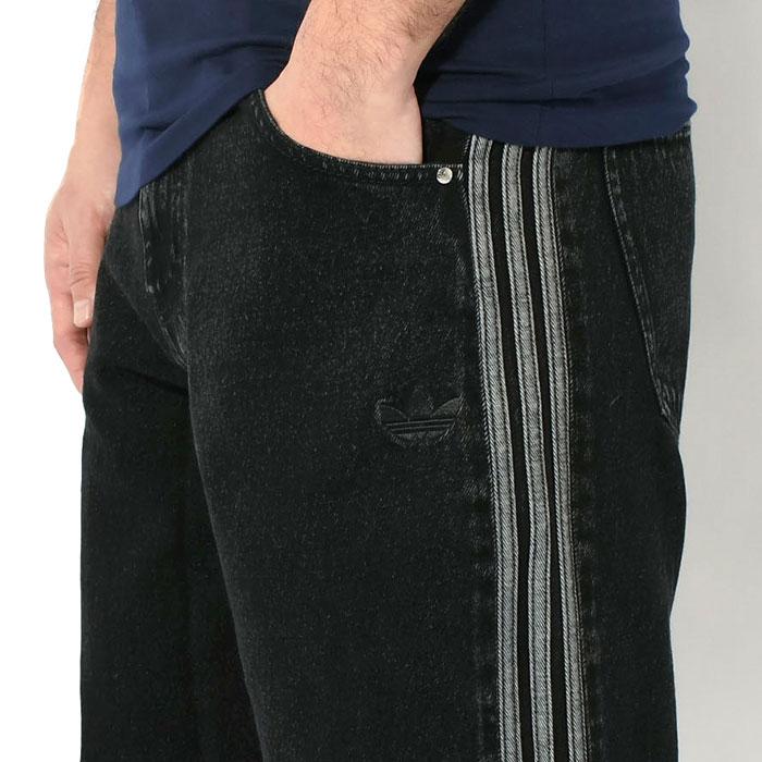 adidas Originals アディダス パンツ メンズ ブラック デニム FB adidas Originals アディダス パンツ メンズ ブラック デニム FB