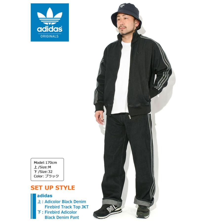 adidas originals ファイヤーバード　デニム　ブラック adidas Originals アディダス パンツ メンズ ファイヤーバード アディ