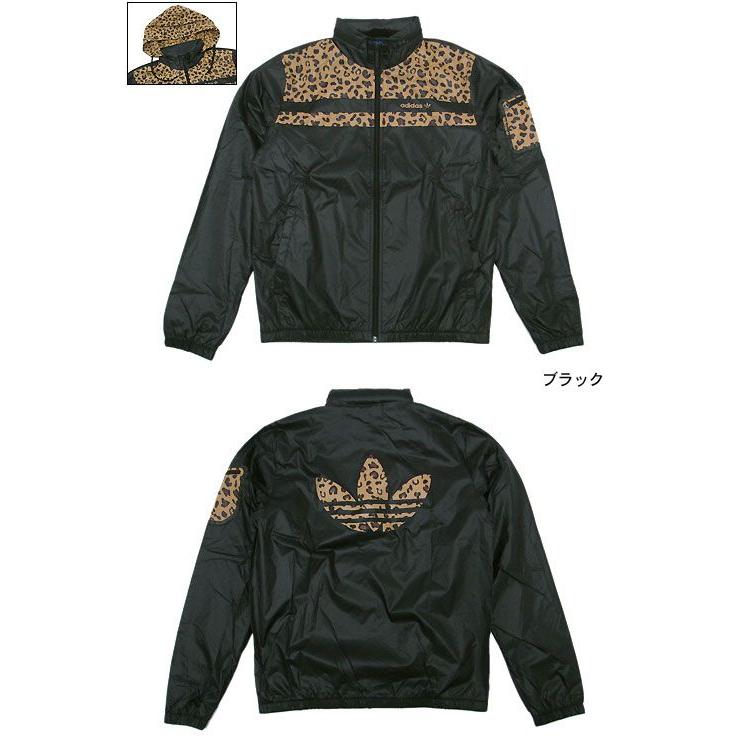 アディダス adidas レオパード ウィンドブレーカー ジャケット ブラック オリジナルス(Leopard Windbreaker Originals メンズ 男性用 M33844)｜icefield｜02