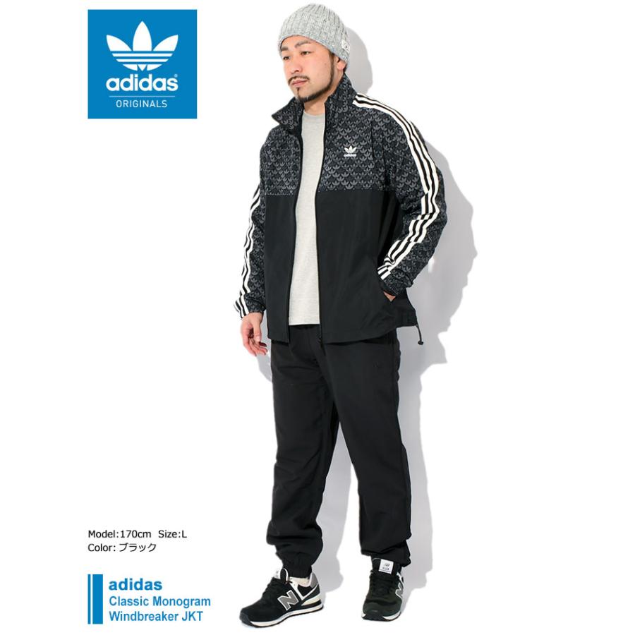 アディダス ジャケット adidas メンズ クラシック モノグラム ウインドブレーカー オリジナルス ( Classic Monogram Windbreaker JKT Originals IS2924 IS0216 )｜icefield｜04