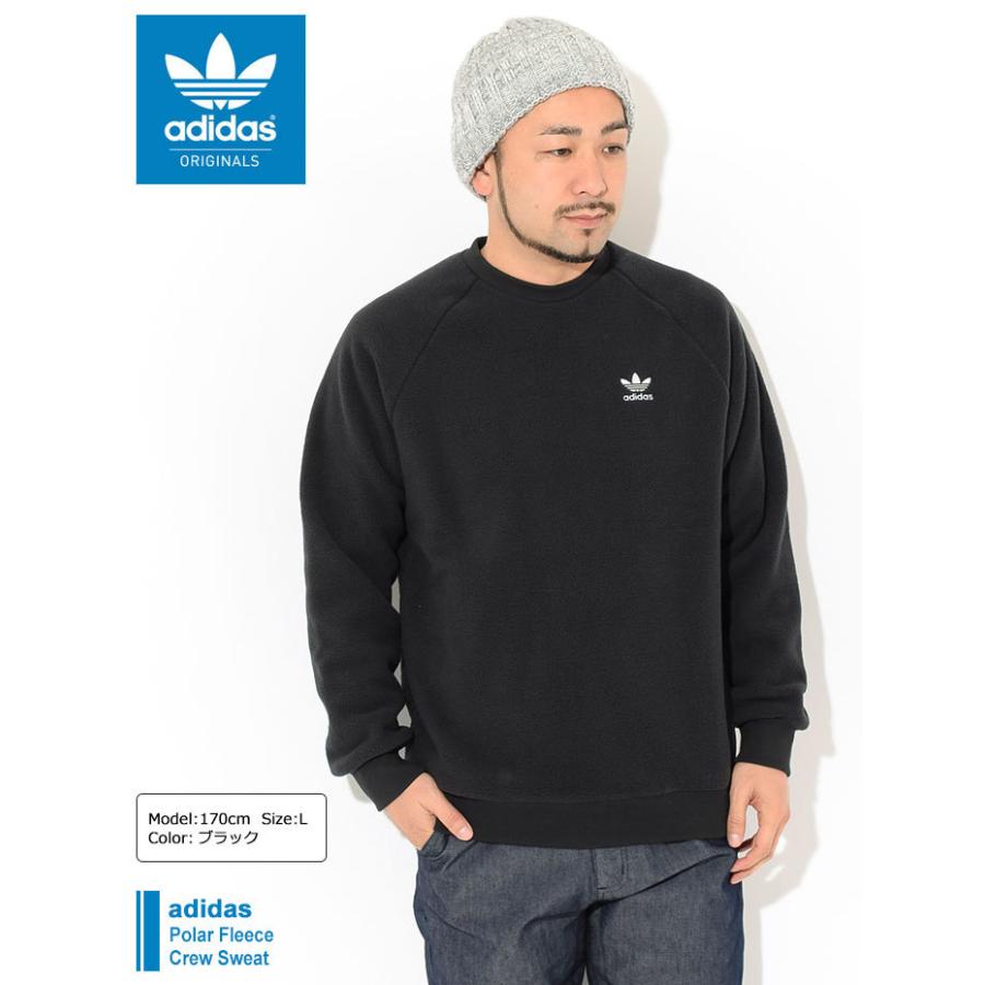 アディダス トレーナー adidas メンズ ポーラー フリース クルー スウェット オリジナルス ( Polar Fleece Sweat Originals GE0840 GE5214 )｜icefield｜02