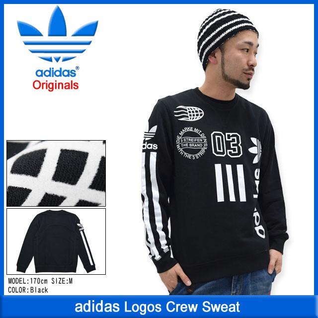 adidas(アディダス)SELOP CREW ロゴ クルースウェットシャツ adidas Originals アディダス ロゴズ クルー スウェット