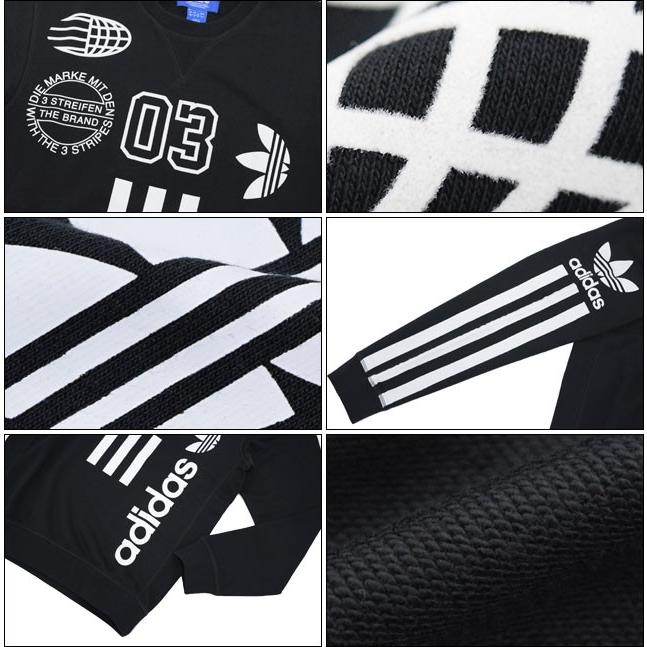 adidas Originals アディダス ロゴズ クルー スウェット