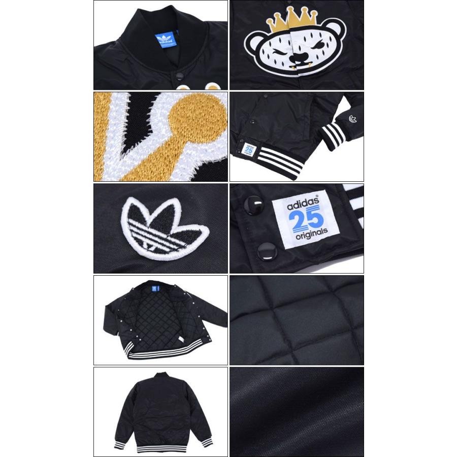 アディダス オリジナルス×NIGO adidas Originals by NIGO NYC スタジアム ジャケット ブラック コラボ オリジナルス(メンズ 男性用 S23630)｜icefield｜03