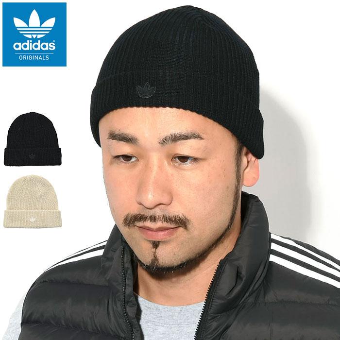 adidas Originals アディダス ニット帽 ショート ビーニー adidas Originals アディダス ニット帽 ショート ビーニー