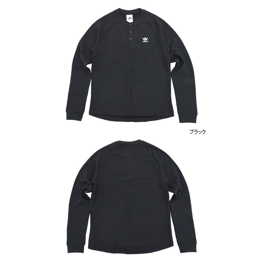  トレフォイル 長袖 シャツ ブラック adidas Originals アディダス カットソー 長袖 メンズ トレフォイル