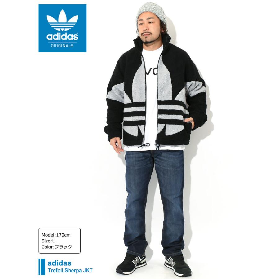 アディダス ジャケット adidas メンズ トレフォイル シェルパ オリジナルス ( Trefoil Sherpa JKT Originals  FLEECE JACKET HC0325 HR3181 )