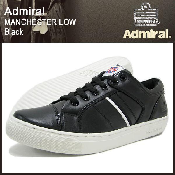 アドミラル Admiral マンチェスター ロー ブラック メンズ 男性用(admiral manchester low black スニーカー SJAD1106-02)｜icefield