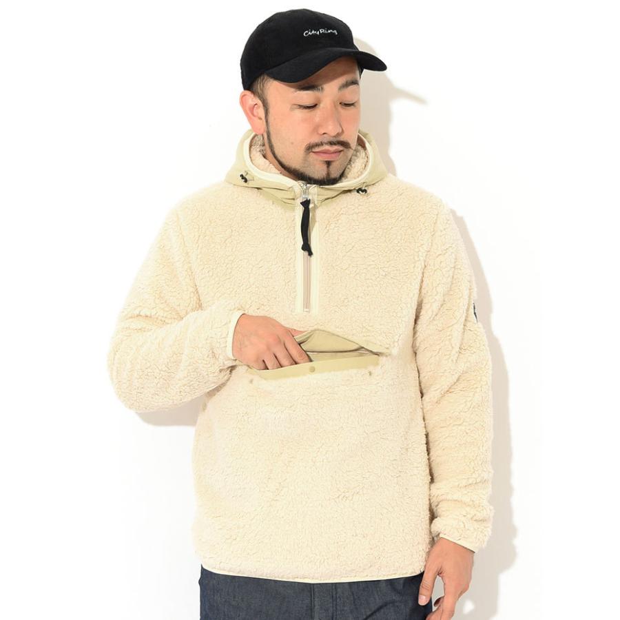 AIGLE エーグル ジャケット メンズ ボア フリース アノラック パーカー 