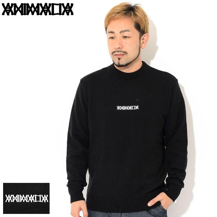 アニマリア ANIMALIA セーター メンズ ロゴ ニット ( animalia Logo Knit Sweater クルーネック トップス AN21A-KN03 ) ice field icefield ANIMALIA（アニマリア） セーター メンズ ロゴ ニット ( animalia Logo