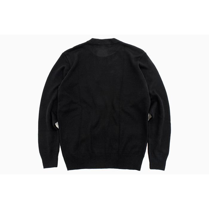 アニマリア ANIMALIA セーター メンズ ロゴ ニット ( animalia Logo Knit Sweater クルーネック トップス AN21A-KN03 ) ice field icefield ANIMALIA（アニマリア） セーター メンズ ロゴ ニット ( animalia Logo