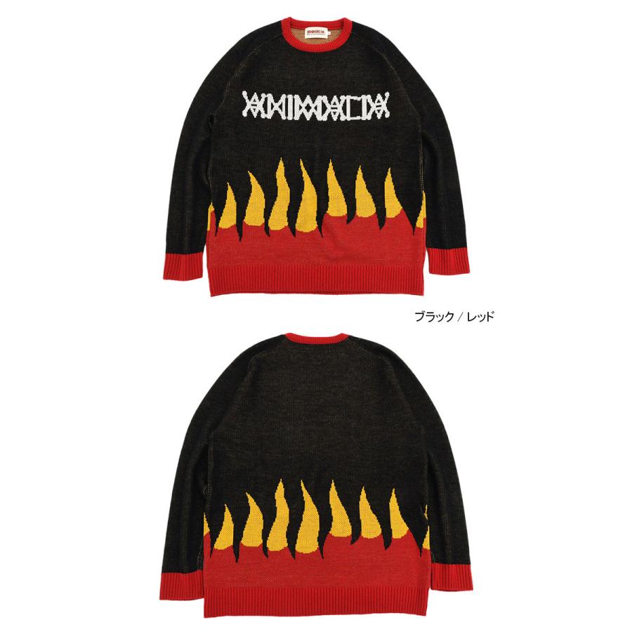 ANIMALIA（アニマリア） セーター メンズ ファイヤー ( animalia Fire