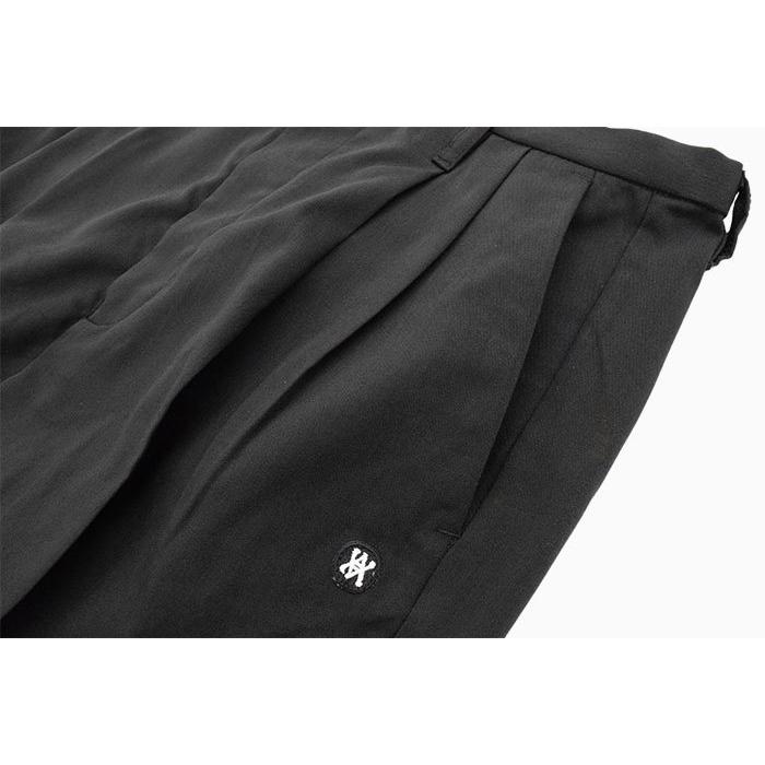 ANIMALIA（アニマリア） パンツ メンズ ツー タックス ワイド ( Two