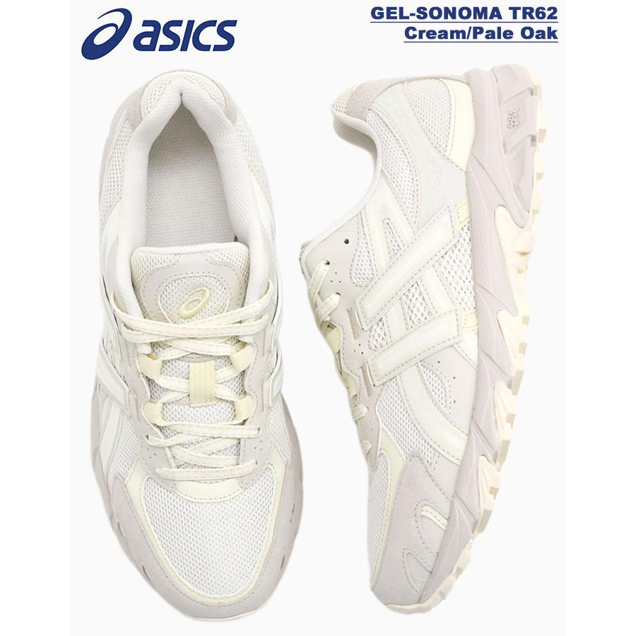 アシックス スニーカー asics メンズ 男性用 ゲルソノマ TR62 Cream/Pale Oak ( GEL-SONOMA TR62 ASICS SportStyle STANDARD 1203A734-100 )の画像