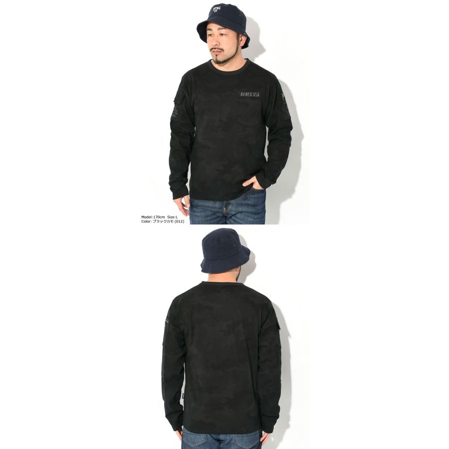 アビレックス ロンT Tシャツ 長袖 AVIREX メンズ ファティーグ ( AVIREX Fatigue L/S Tee カットソー トップス 男性用 アメカジ 7831930005 6113448 )｜icefield｜13