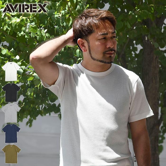 AVIREX アビレックス Tシャツ 半袖 メンズ デイリー サーマル クルー