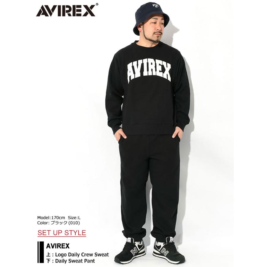 AVIREX アビレックス トレーナー メンズ ロゴ デイリー クルー AVIREX アビレックス トレーナー メンズ ロゴ デイリー クルー