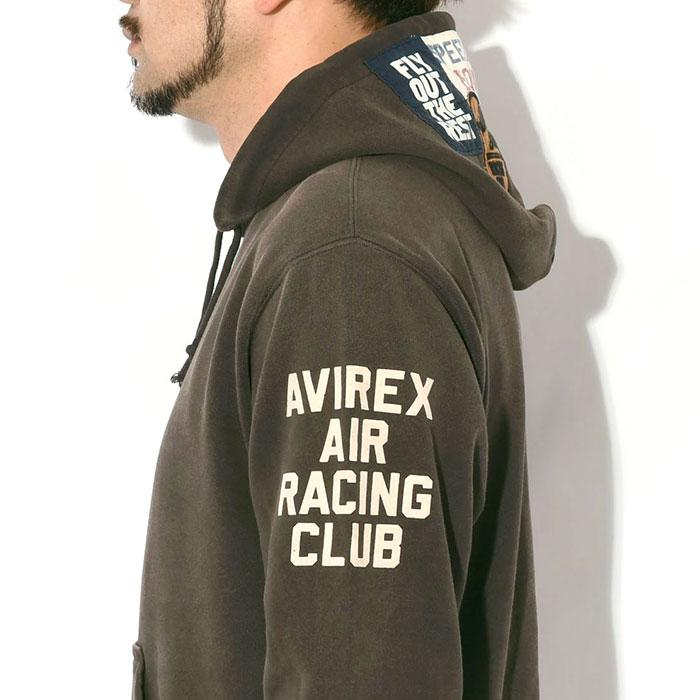 アビレックス パーカー プルオーバー AVIREX メンズ A.A.R.C. パッチ スウェット (A.A.R.C. Patched Sweat Pullover Hoodie スウェット トップス 7835231007)の画像