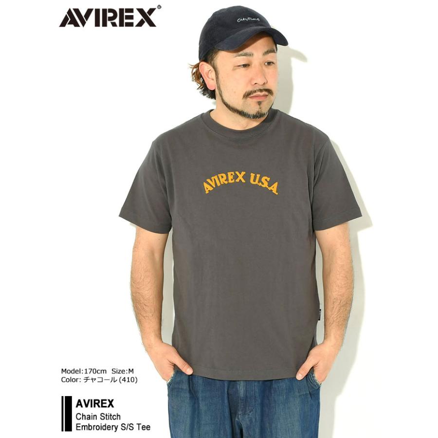 AVIREX（アヴィレックス） アビレックス Tシャツ 半袖 メンズ チェーン