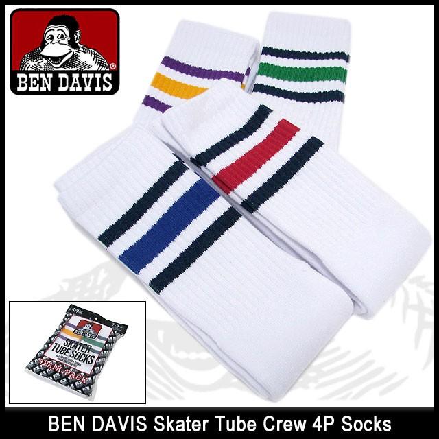 BEN DAVIS（ベンデイビス） ソックス メンズ スケーター チューブ