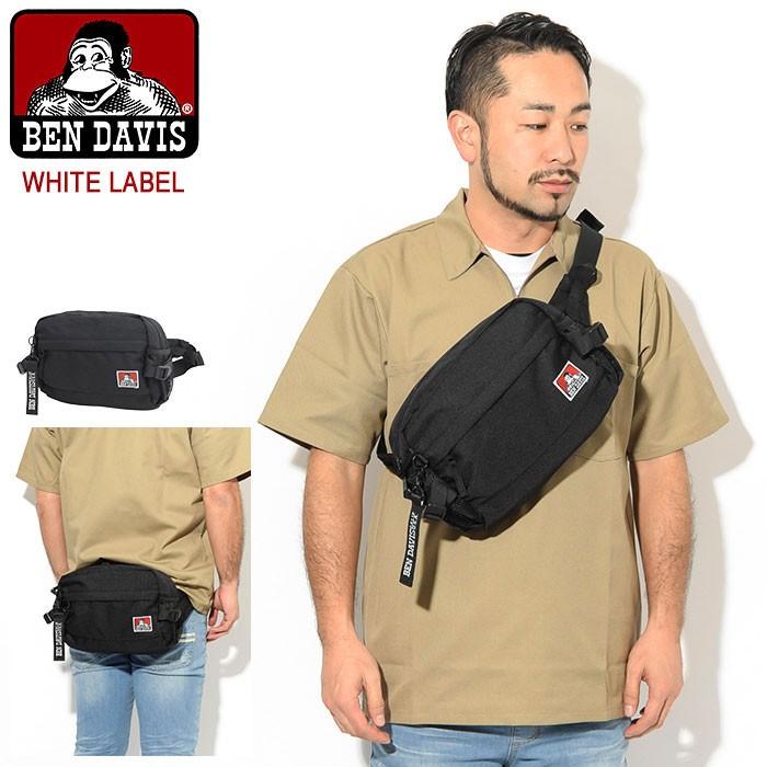 BEN DAVIS/WHITE LABEL ベンデイビス ウエストバッグ DAVIS スクエア