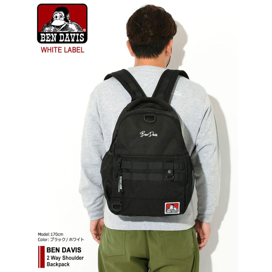 BEN DAVIS/WHITE LABEL ベンデイビス リュック DAVIS 2 ウェイ ショルダー バックパック ホワイトレーベル ...