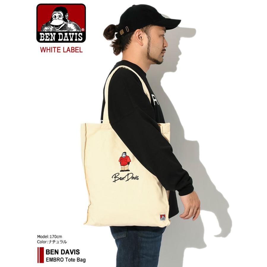 BEN DAVIS/WHITE LABEL ベンデイビス トートバッグ DAVIS EMBRO トート