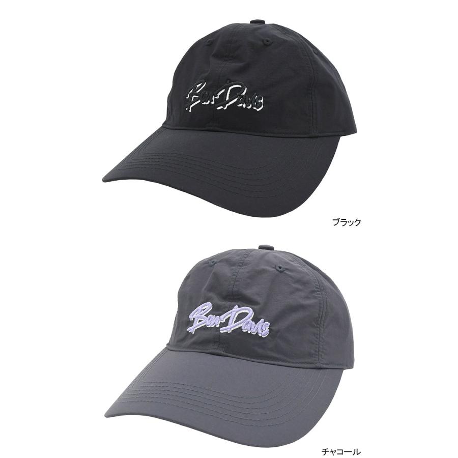 DAB着用 WAITA キャップ W ブラック BEN DAVIS/WHITE LABEL ベンデイビス キャップ DAVIS ワイド ロング