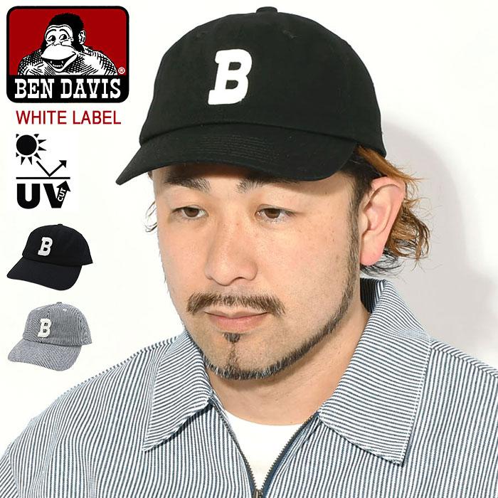 ベンデイビス 90s トラッカーキャップ 帽子 ロゴ 6パネル BEN DAVIS/WHITE LABEL ベンデイビス キャップ DAVIS B ロゴ ホワイト