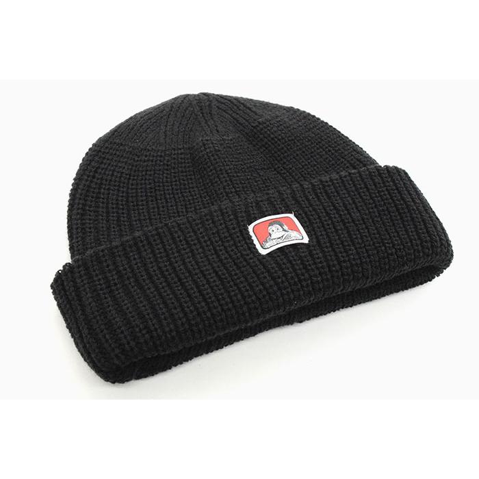 BEN DAVIS/WHITE LABEL ベンデイビス ニット帽 DAVIS マイクロ ロゴ